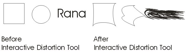 Interactive Distortion Tool practical CorelDraw