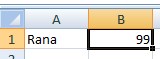 data typing principle in excel