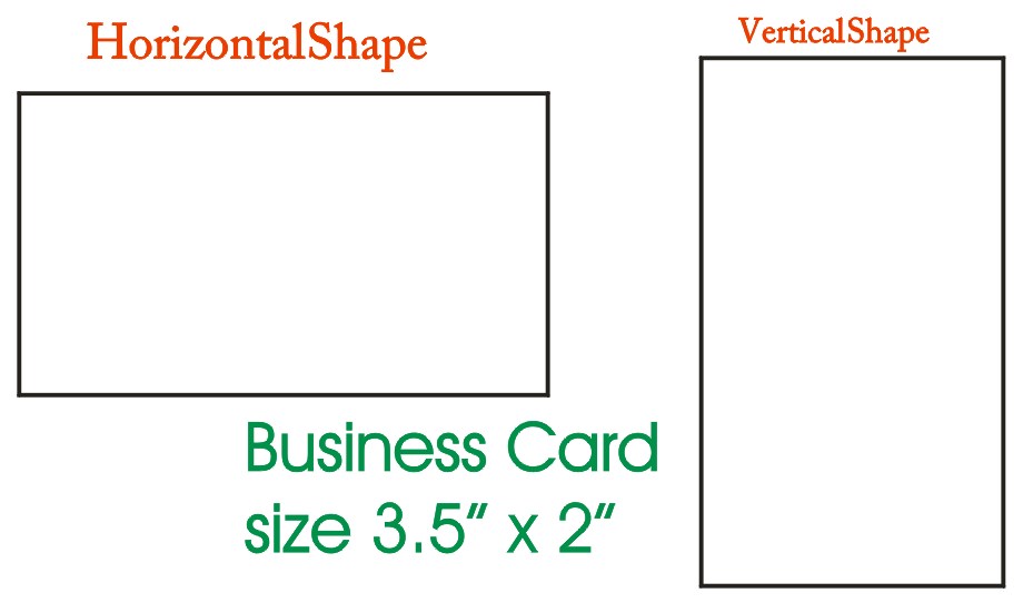 Business Card Size