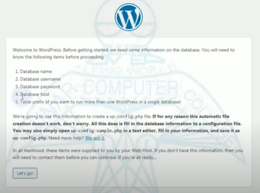 Wordpress Lets Go