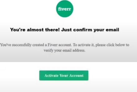 activate your fiver account