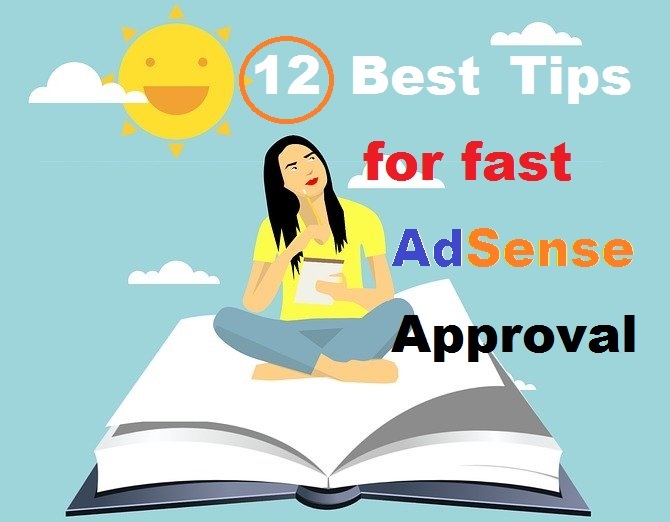 12 Best Tips for fast AdSense Approval