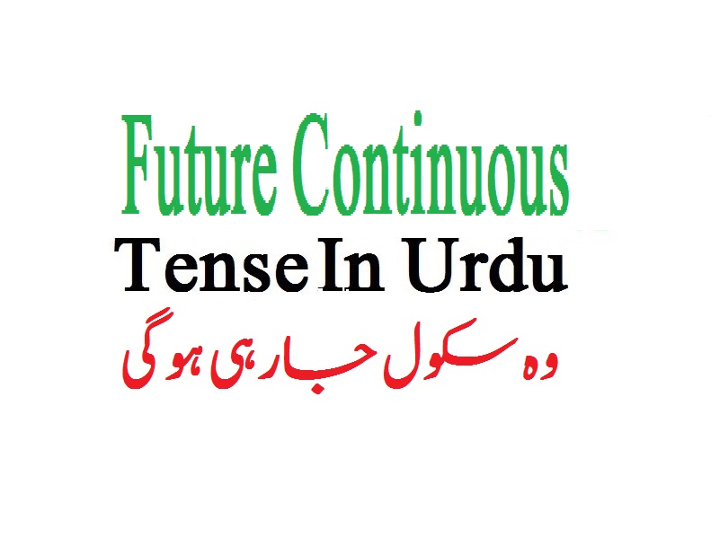 Future Continuous Tense In Urdu