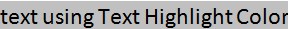 Text using Highlight Color