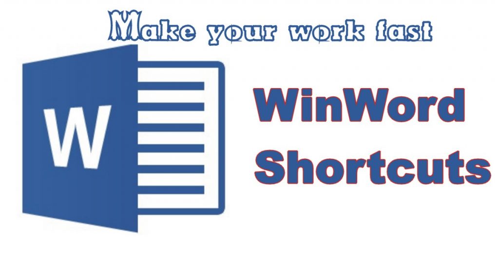 winword shortcuts